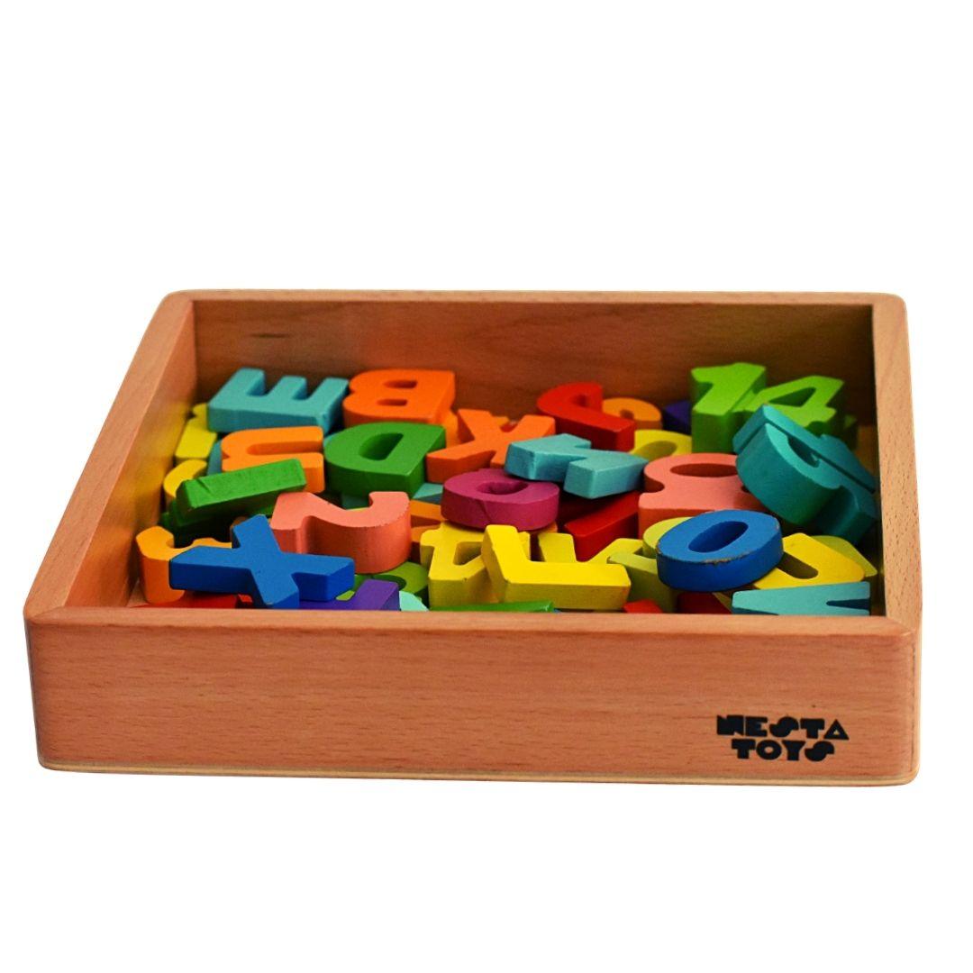 Montessori Tray Wooden Toy (Beech Wood) - Totdot