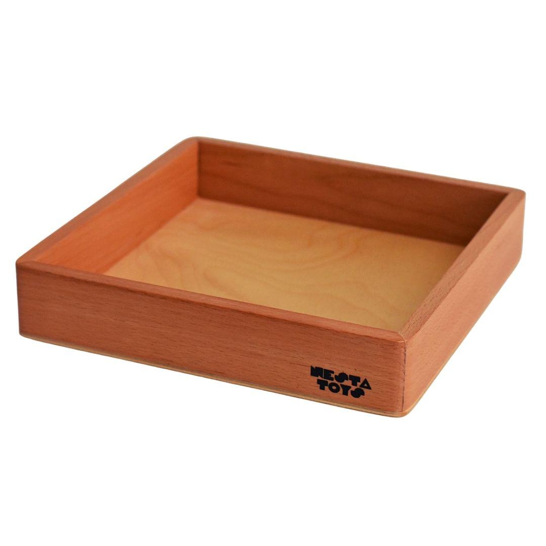 Montessori Tray Wooden Toy (Beech Wood) - Totdot