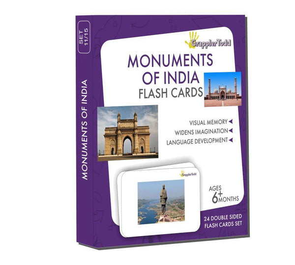 Monuments Of India Flash Cards - Totdot