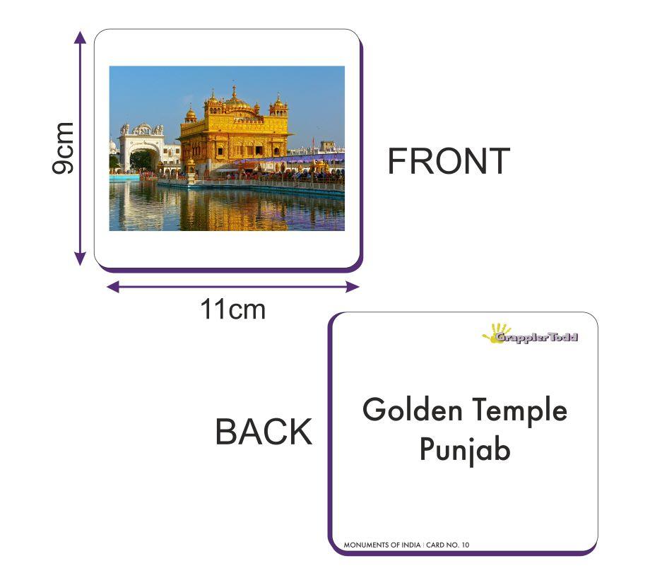 Monuments Of India Flash Cards - Totdot