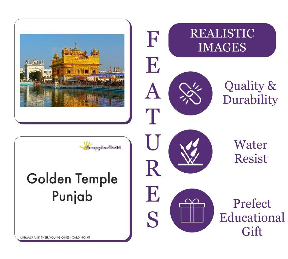 Monuments Of India Flash Cards - Totdot