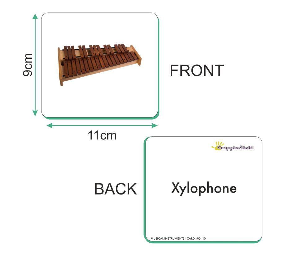 Musical Instruments Flash Cards - Totdot