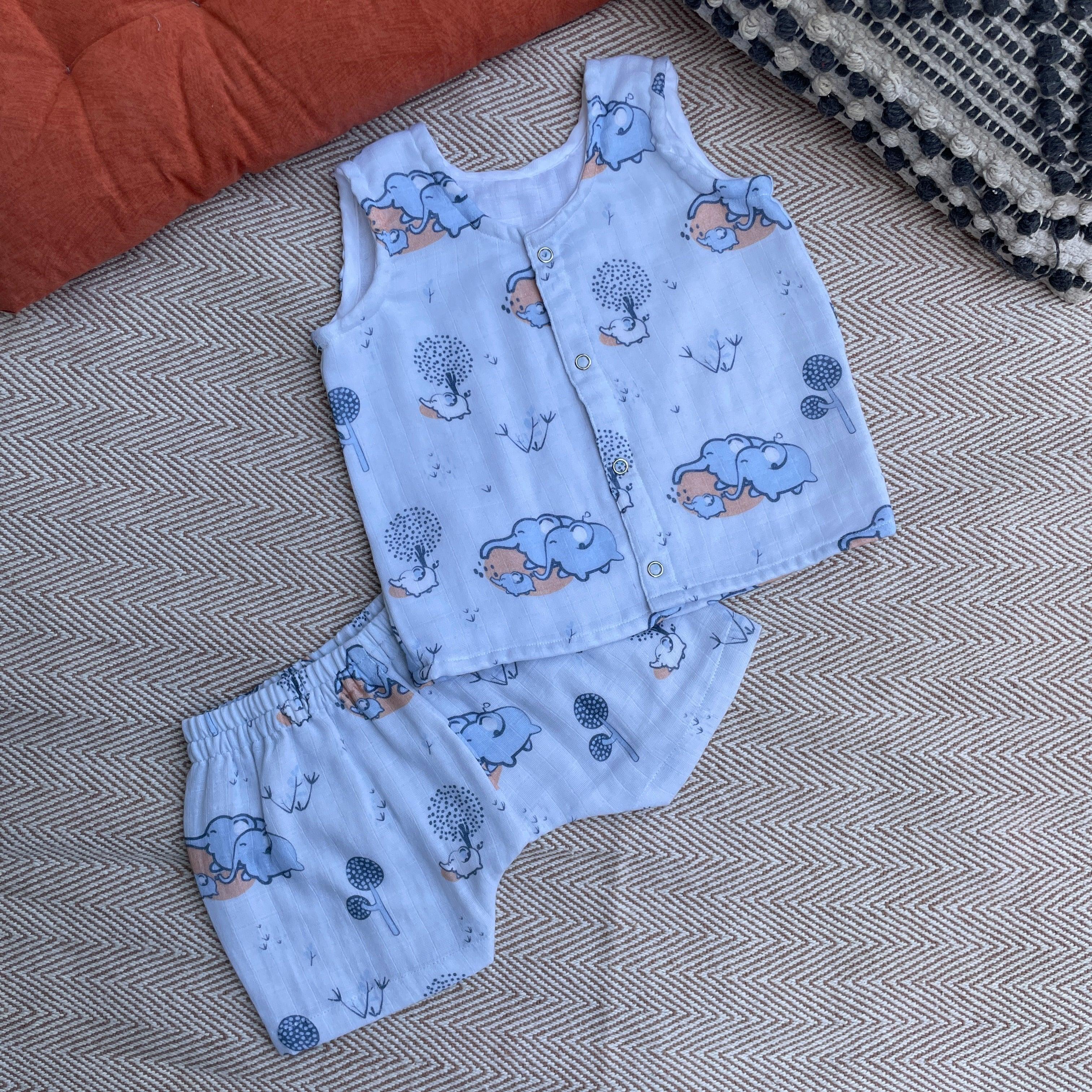 Muslin Set- Elephant - Totdot