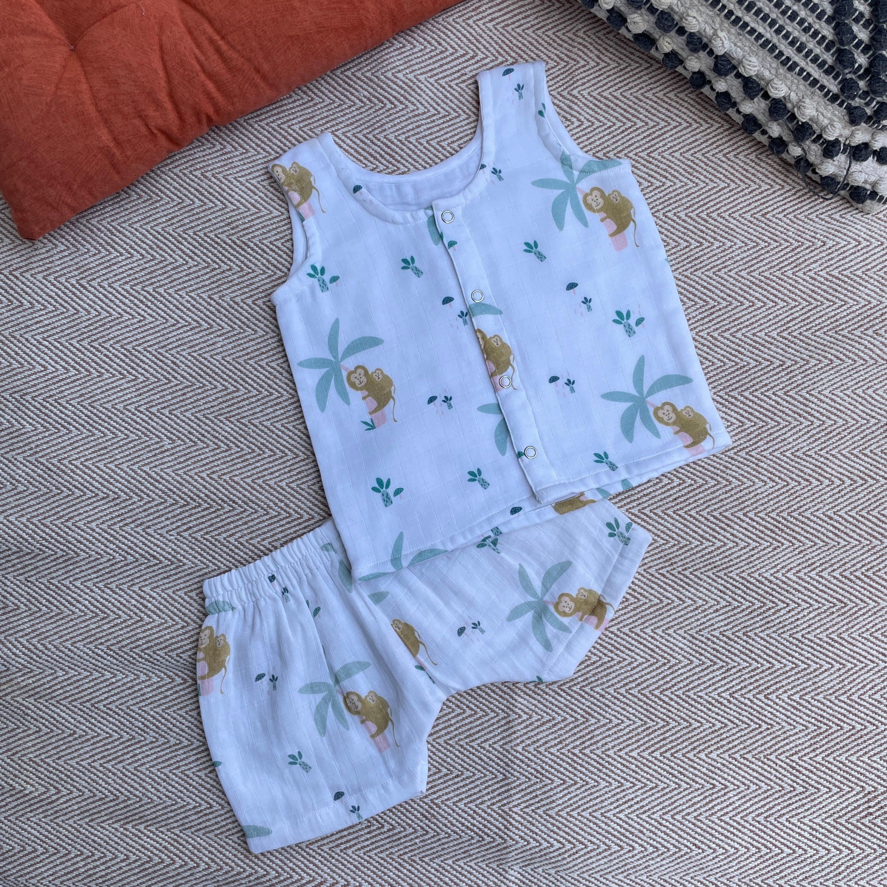 Muslin Set- Monkey - Totdot