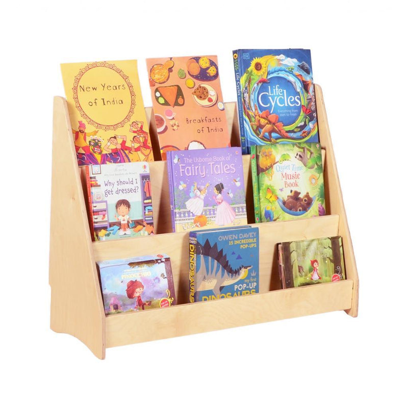 Nalanda Book Display Shelf - Medium | Kids Montessori Furniture for Toddler- Birch Plywood - Totdot