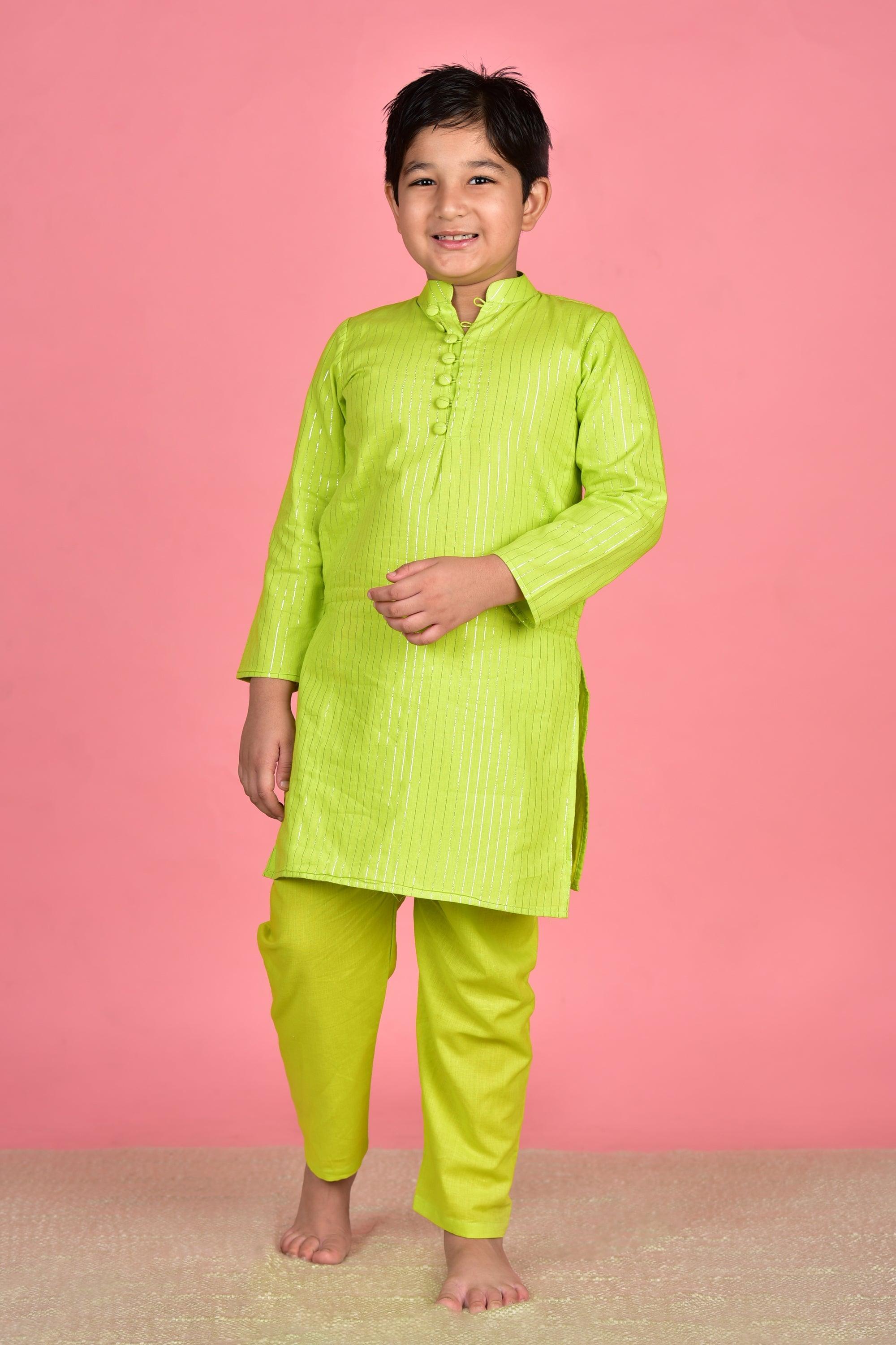 Neon Kurta Set - Totdot