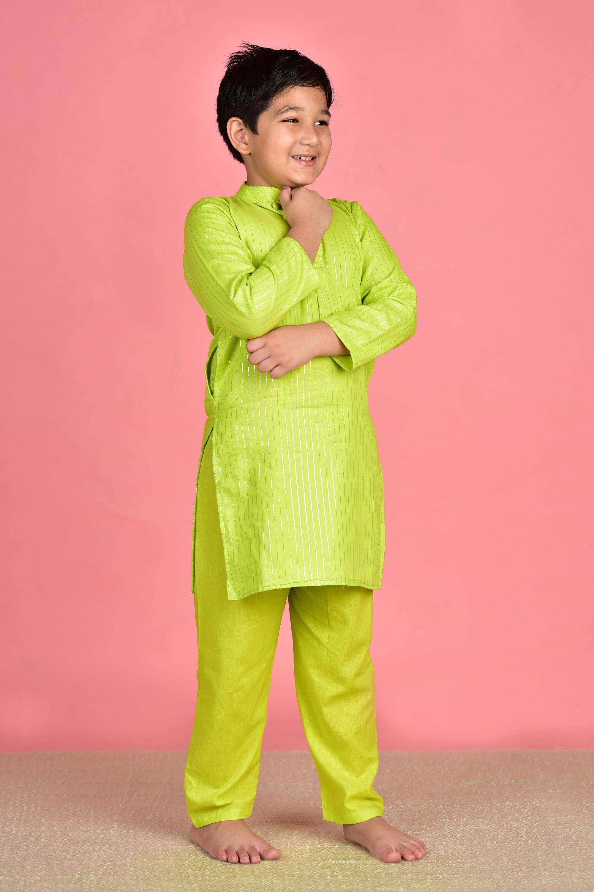 Neon Kurta Set - Totdot