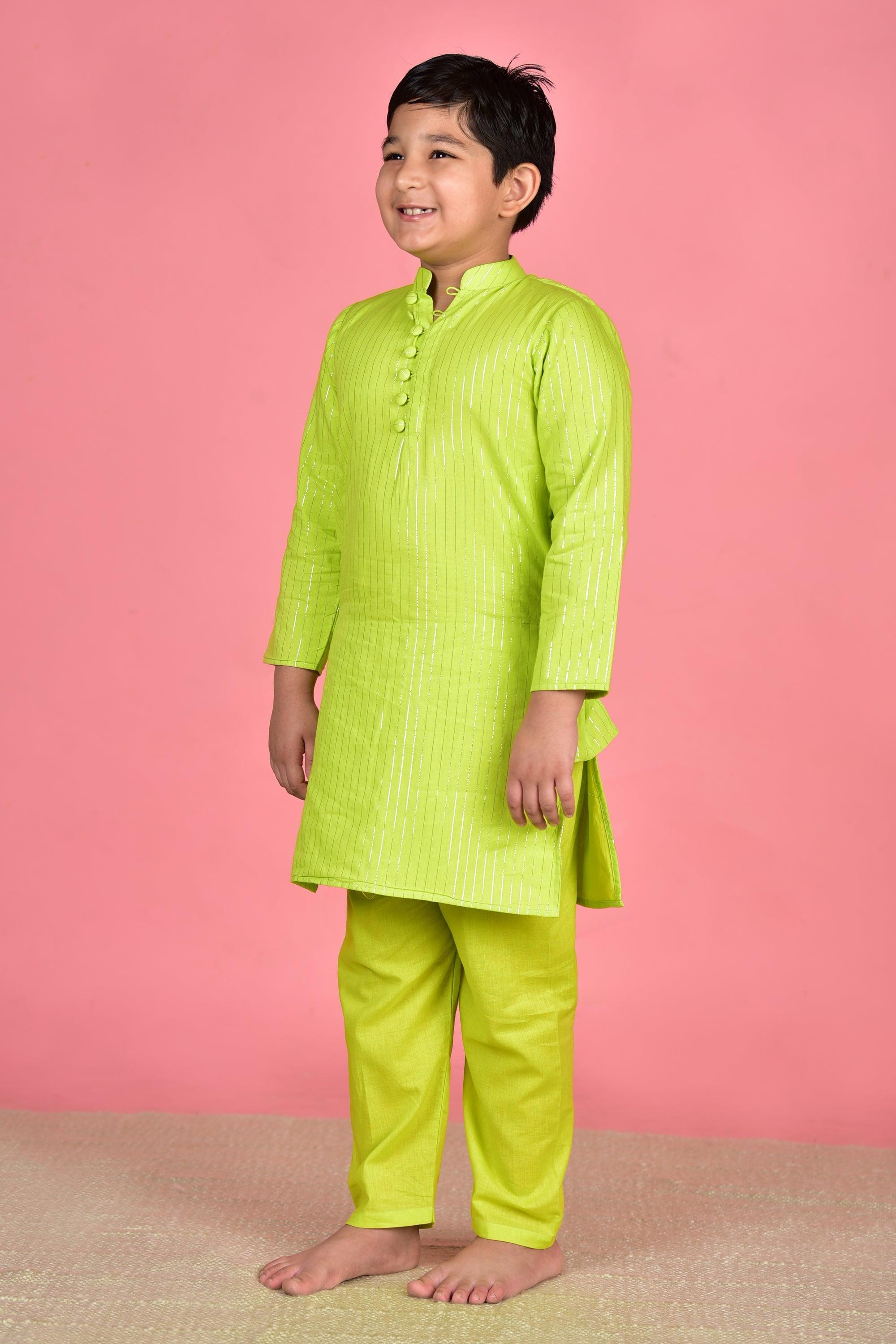 Neon Kurta Set - Totdot