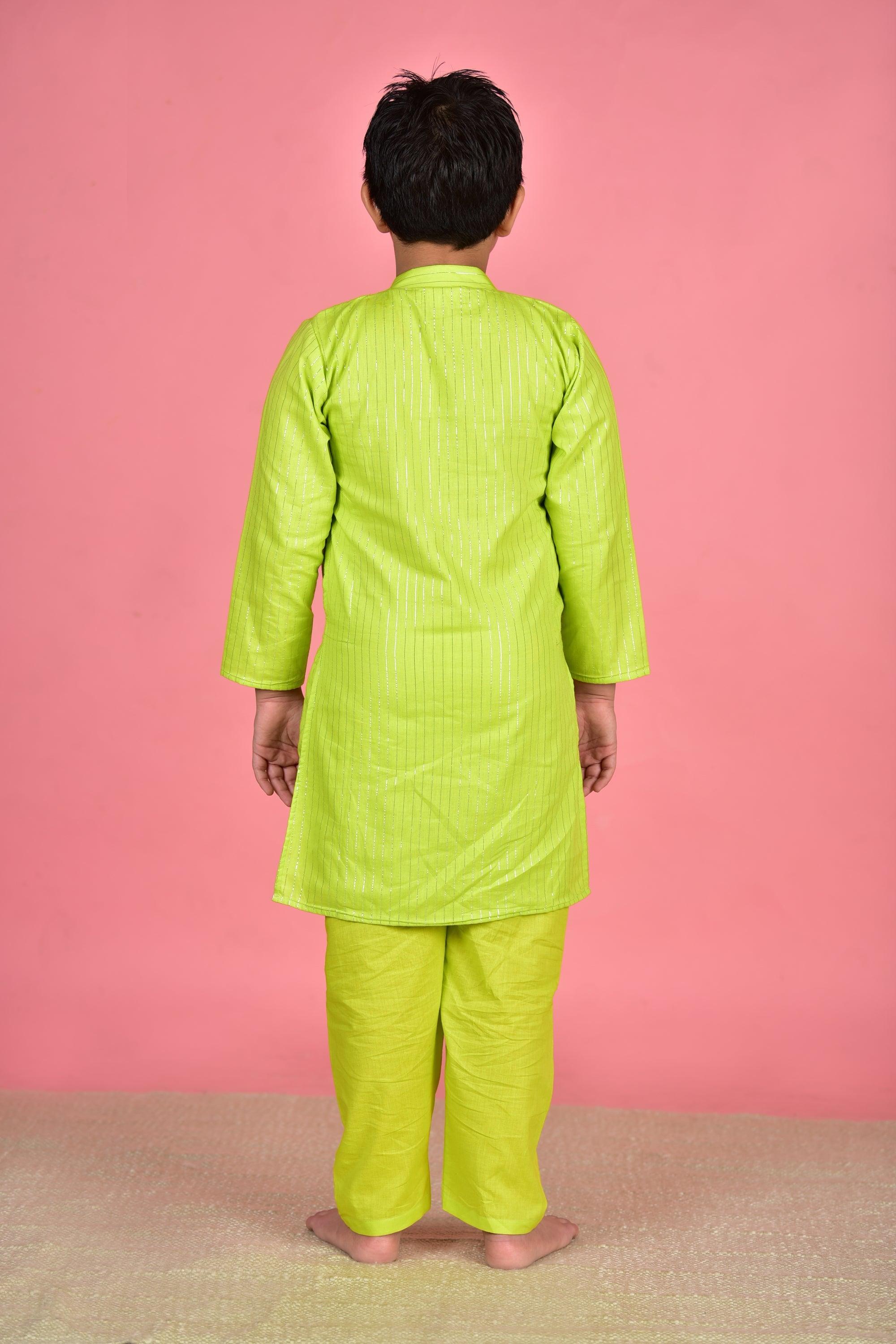 Neon Kurta Set - Totdot