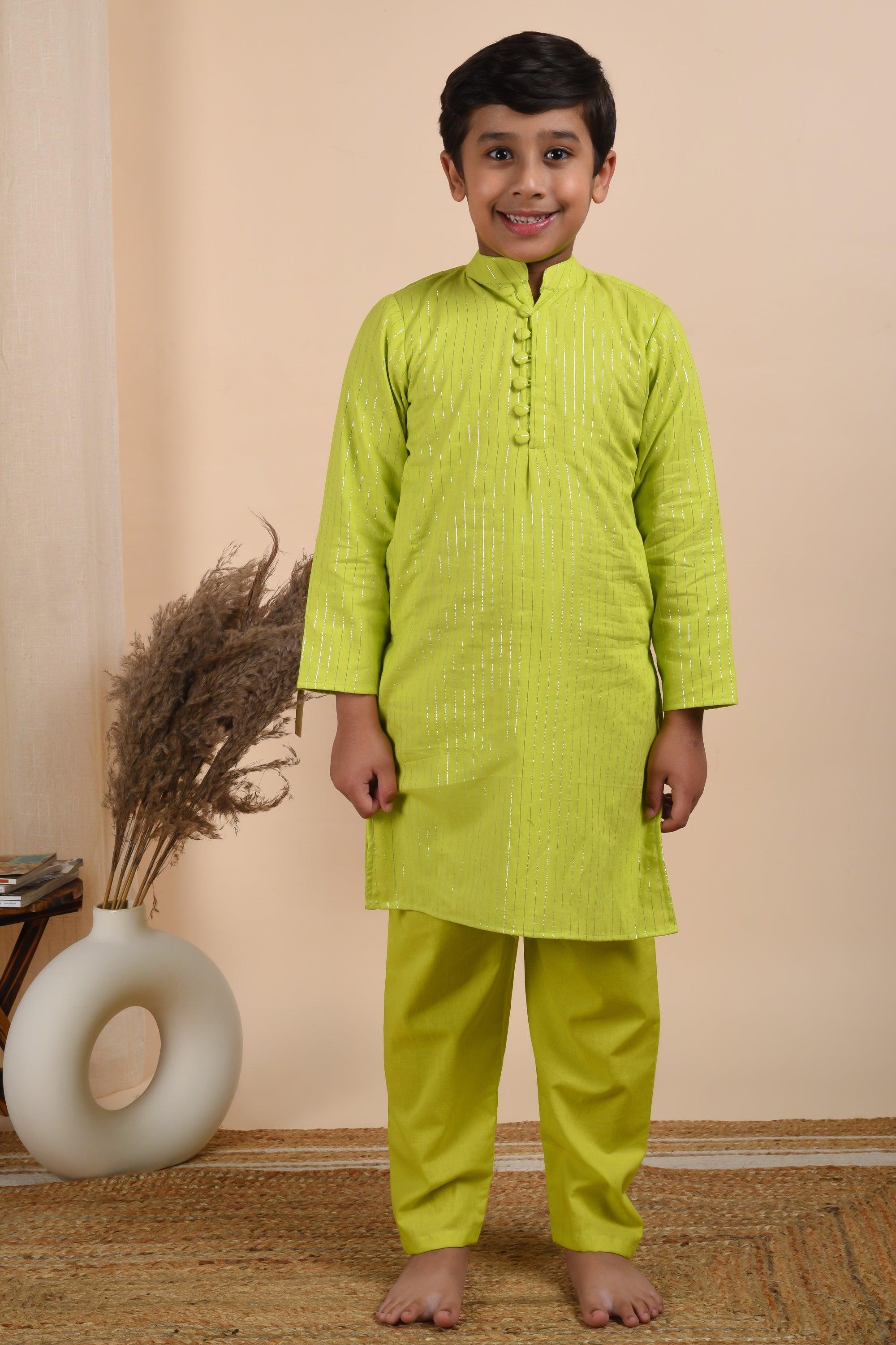 Neon Kurta Set - Totdot