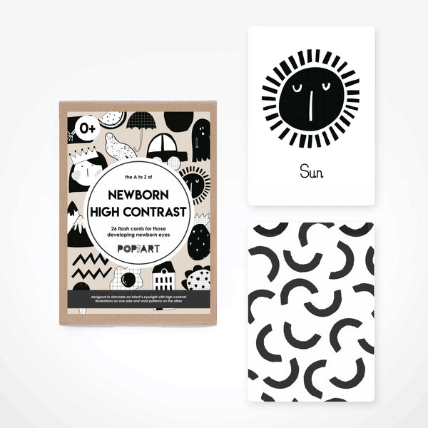 Newborn High Contrast Cards - Totdot