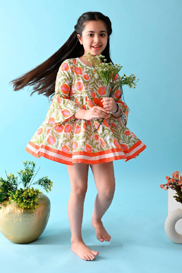 Nida Floral Dress - Totdot