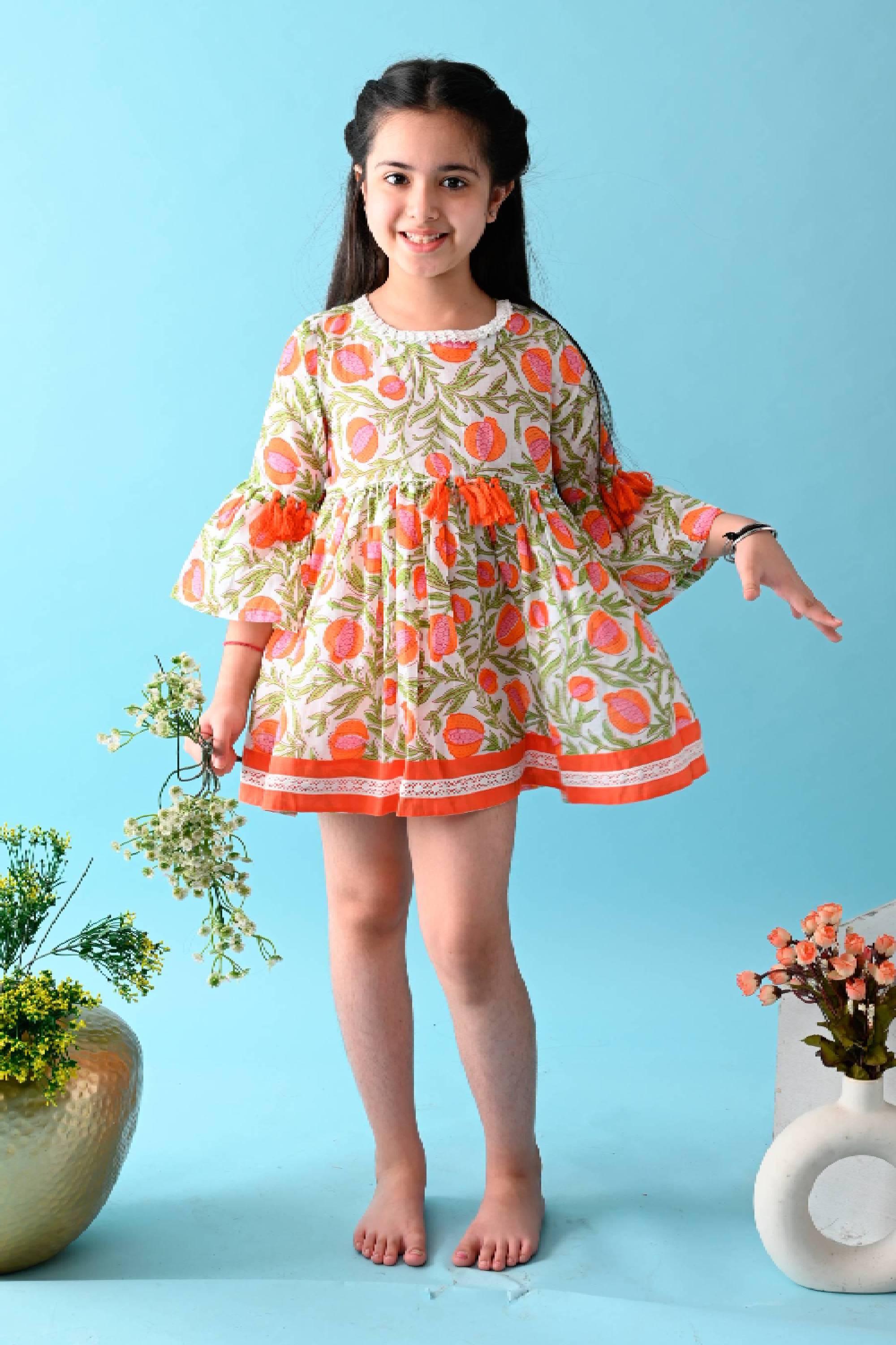 Nida Floral Dress - Totdot