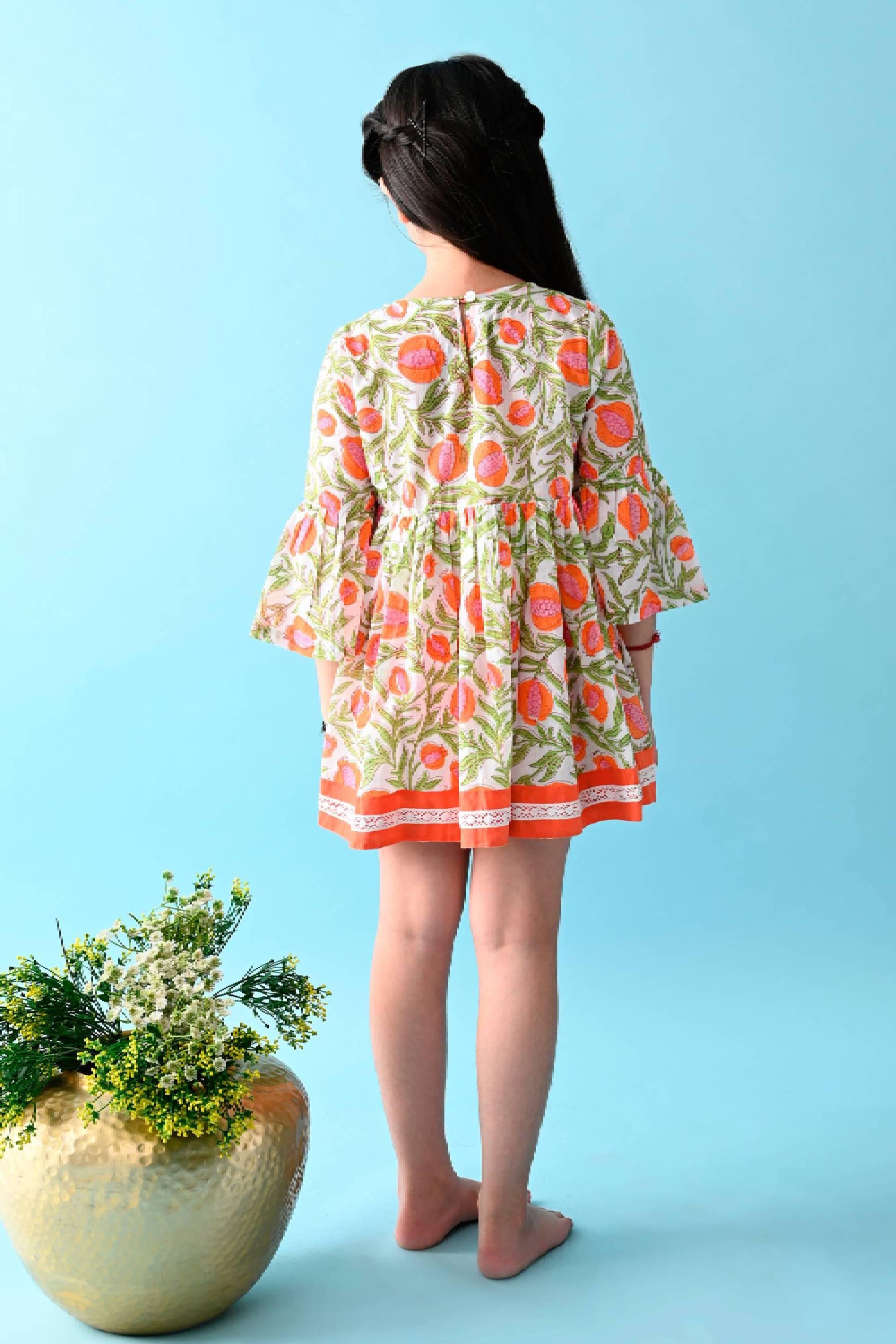 Nida Floral Dress - Totdot