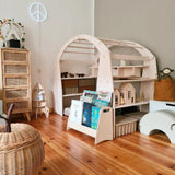 Nursery Low Book Display Shelf - Small| Kids Montessori Furniture for Toddler- Birch Plywood - Totdot