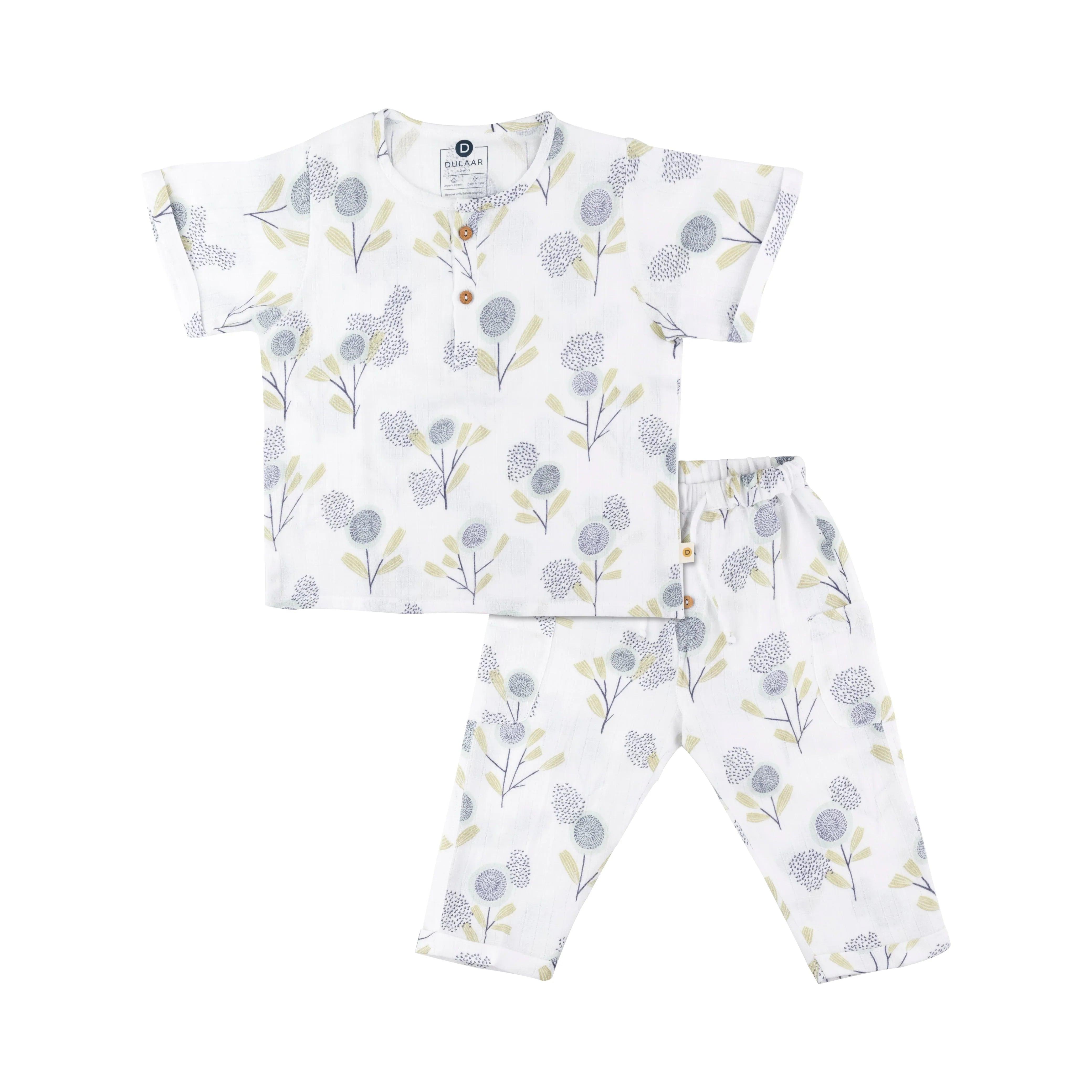 Organic Muslin Joggers Set | A Day With Dinos - Totdot