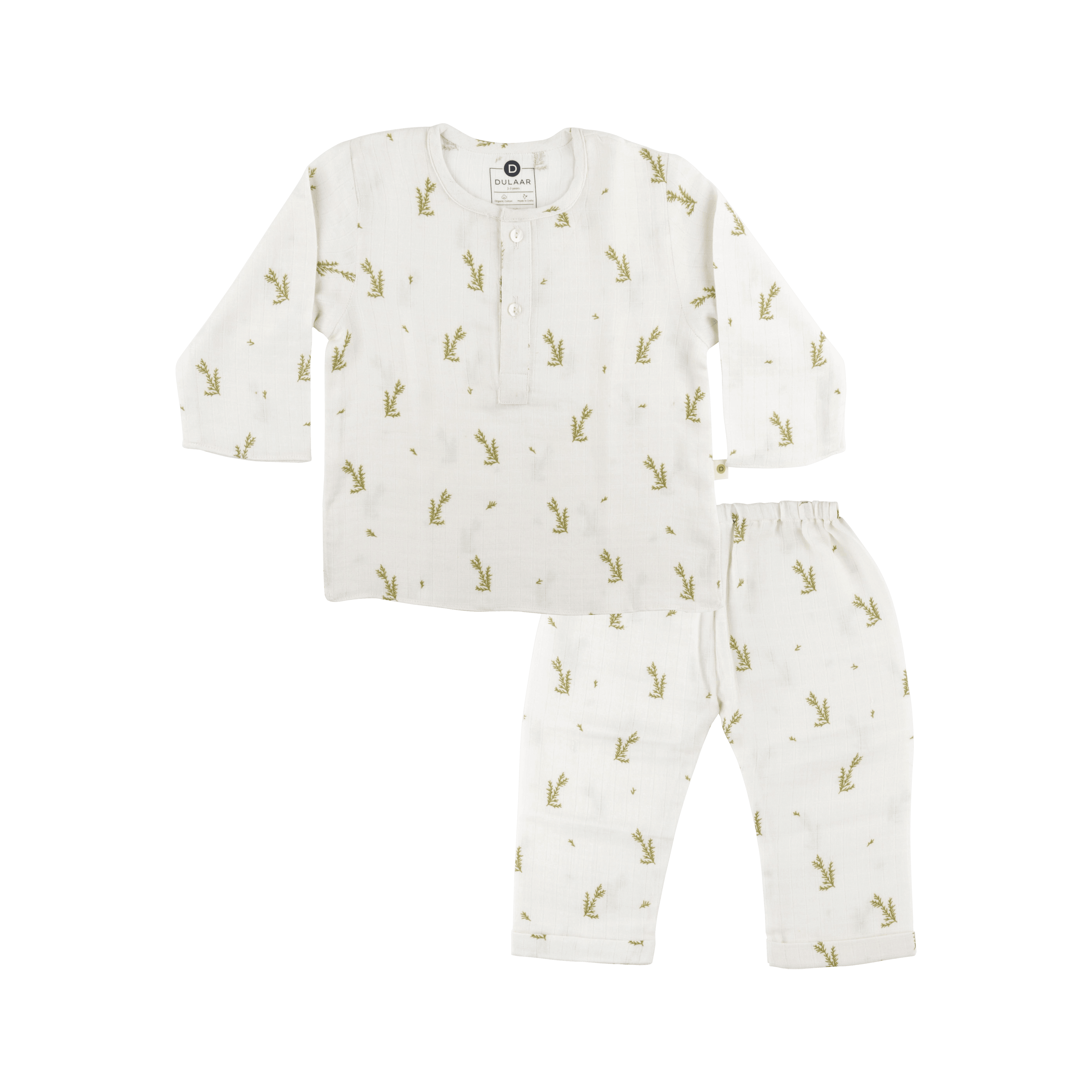 Organic Muslin Loungewear Set | Lion Around - Totdot