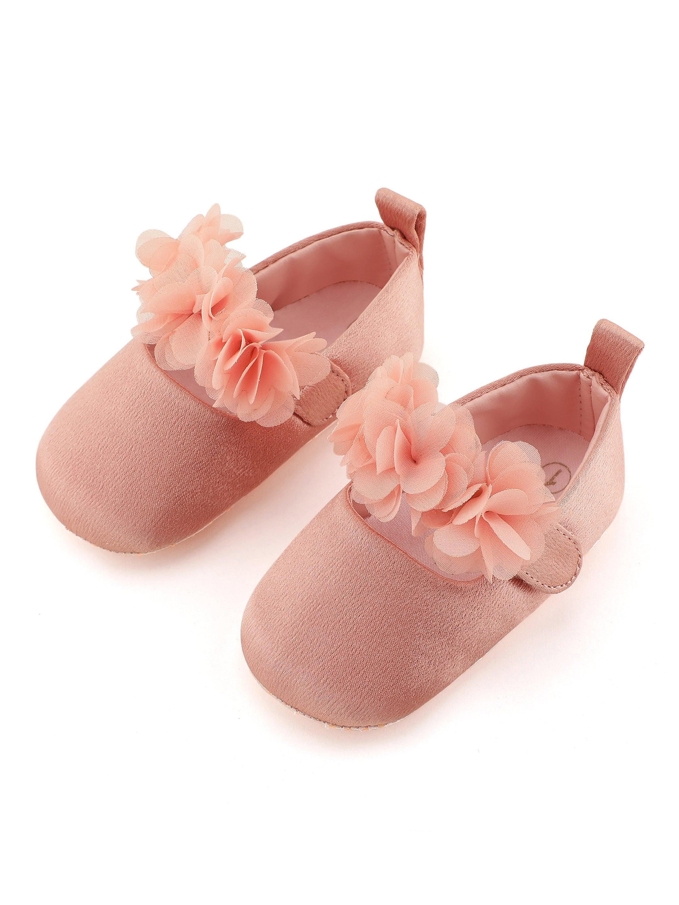 Peach Blossom Mary Janes - Totdot