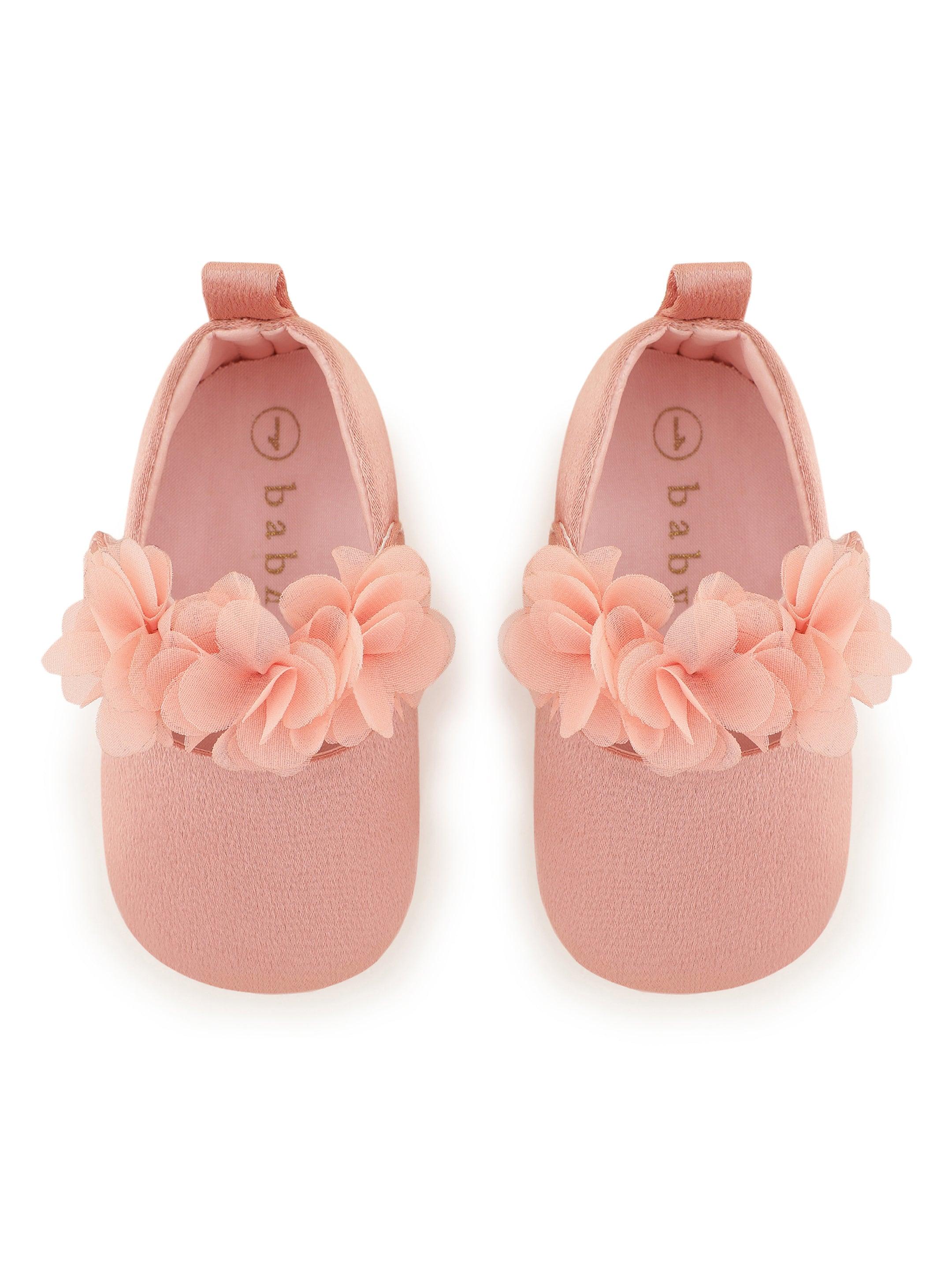 Peach Blossom Mary Janes - Totdot