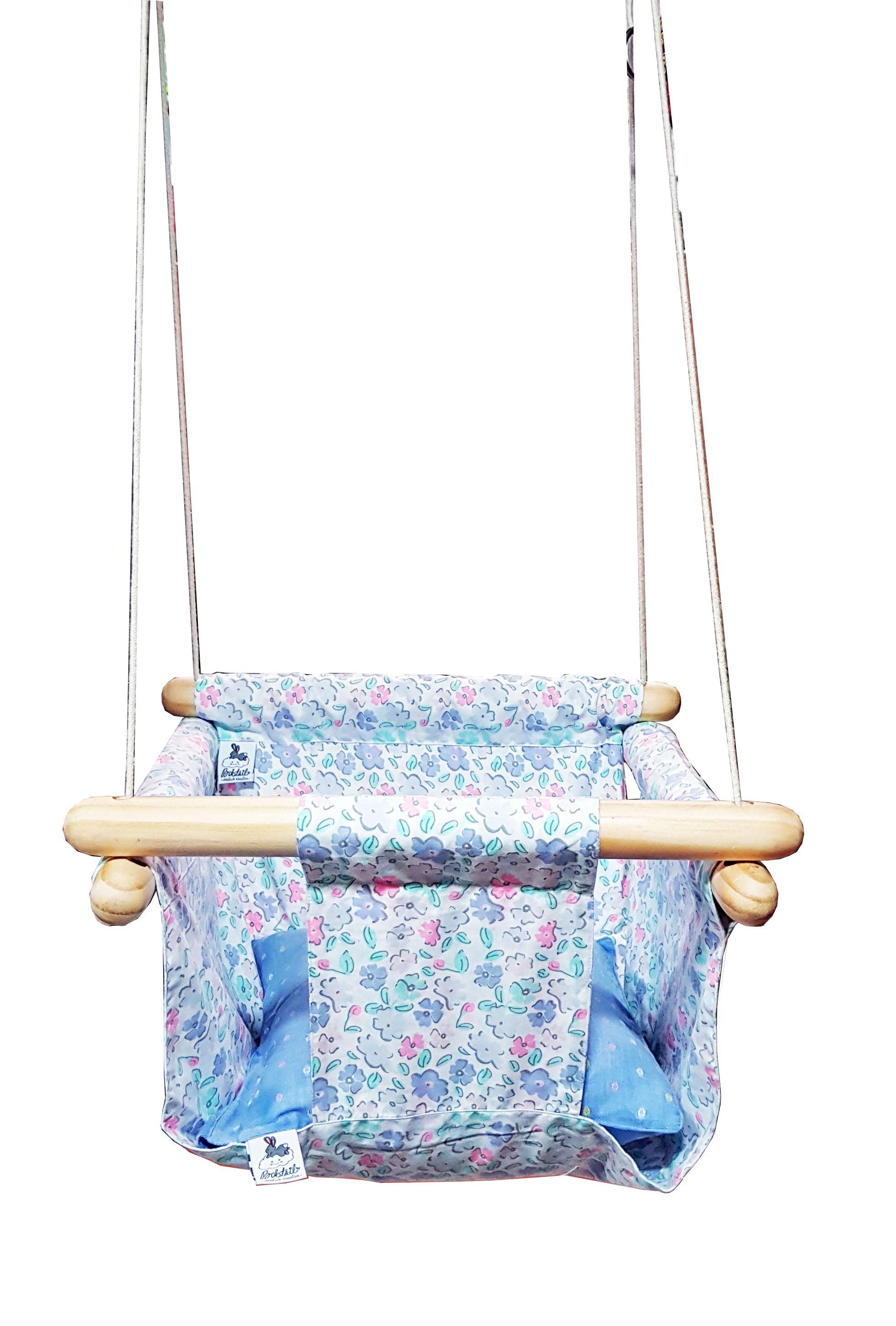 Pine Wood Swing - Spring Time - Totdot