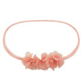 Pink flower hairband