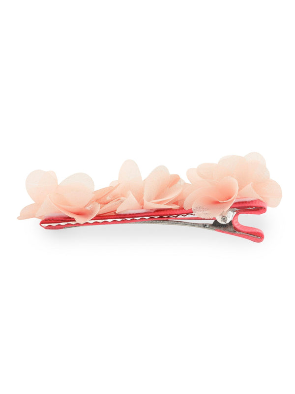 Pink flower hairclip - Totdot