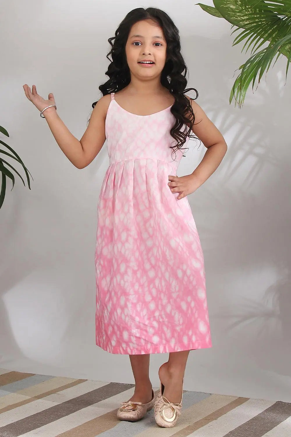 PINK SHIBORI DRESS - Totdot