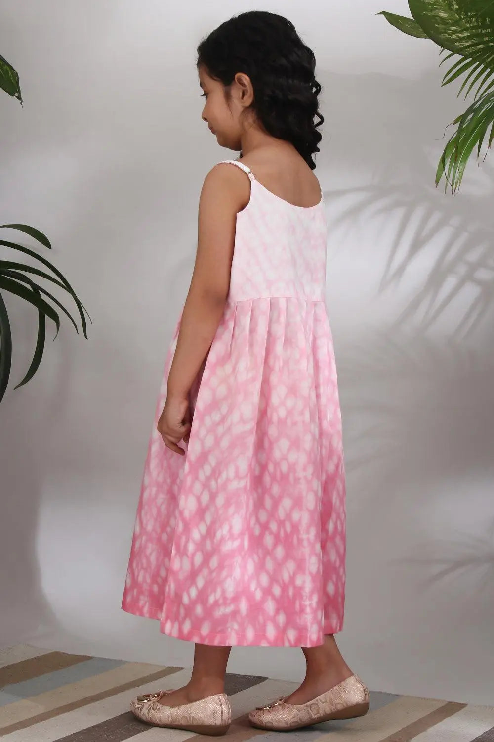 PINK SHIBORI DRESS - Totdot