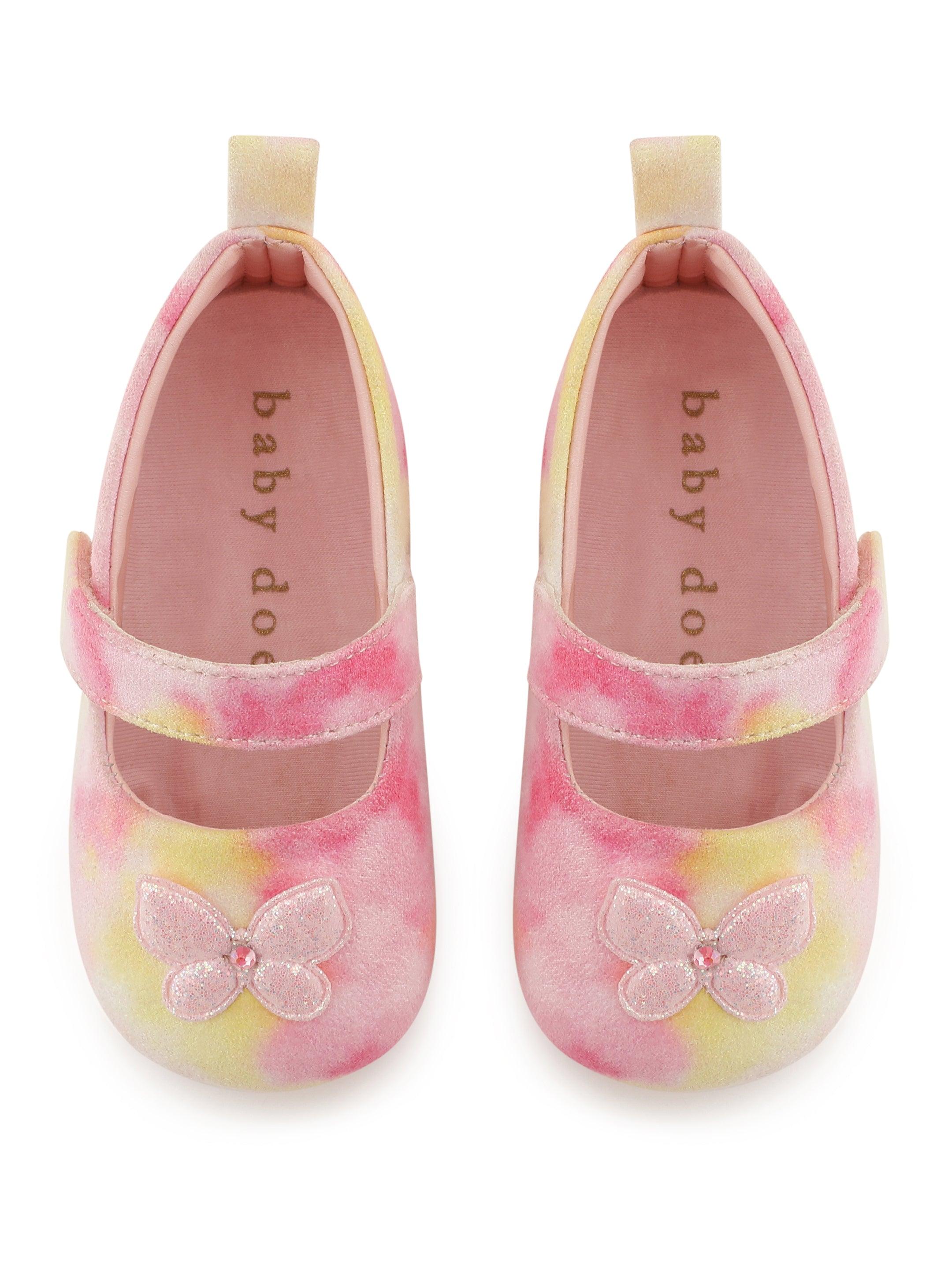 Pink Tye Dye Mary Janes - Totdot