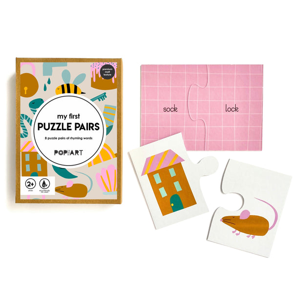Puzzle Pairs Rhyming Words - Totdot