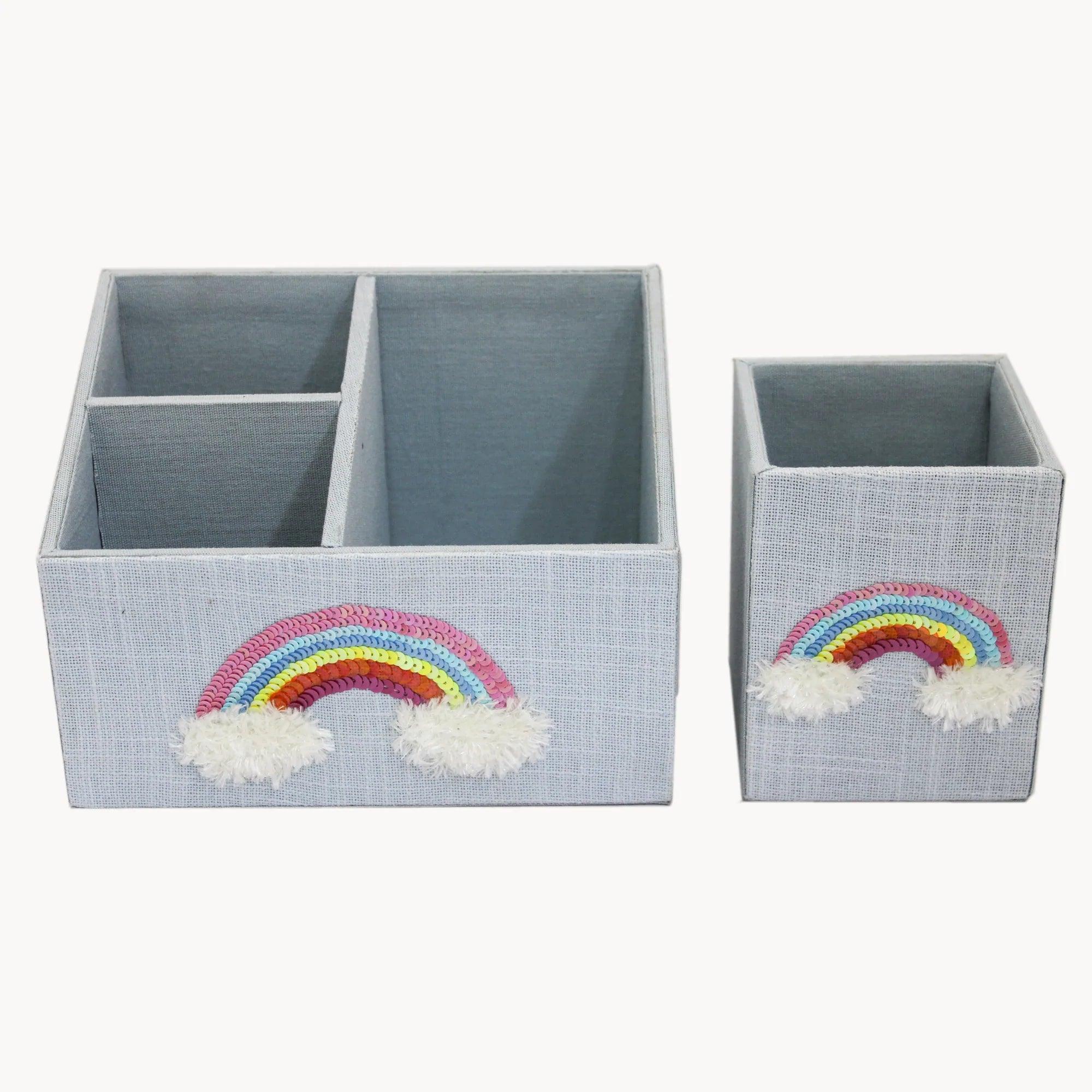 Rainbow Set Of 2 Stationary Holder - Totdot