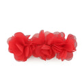 Red flower hairclip