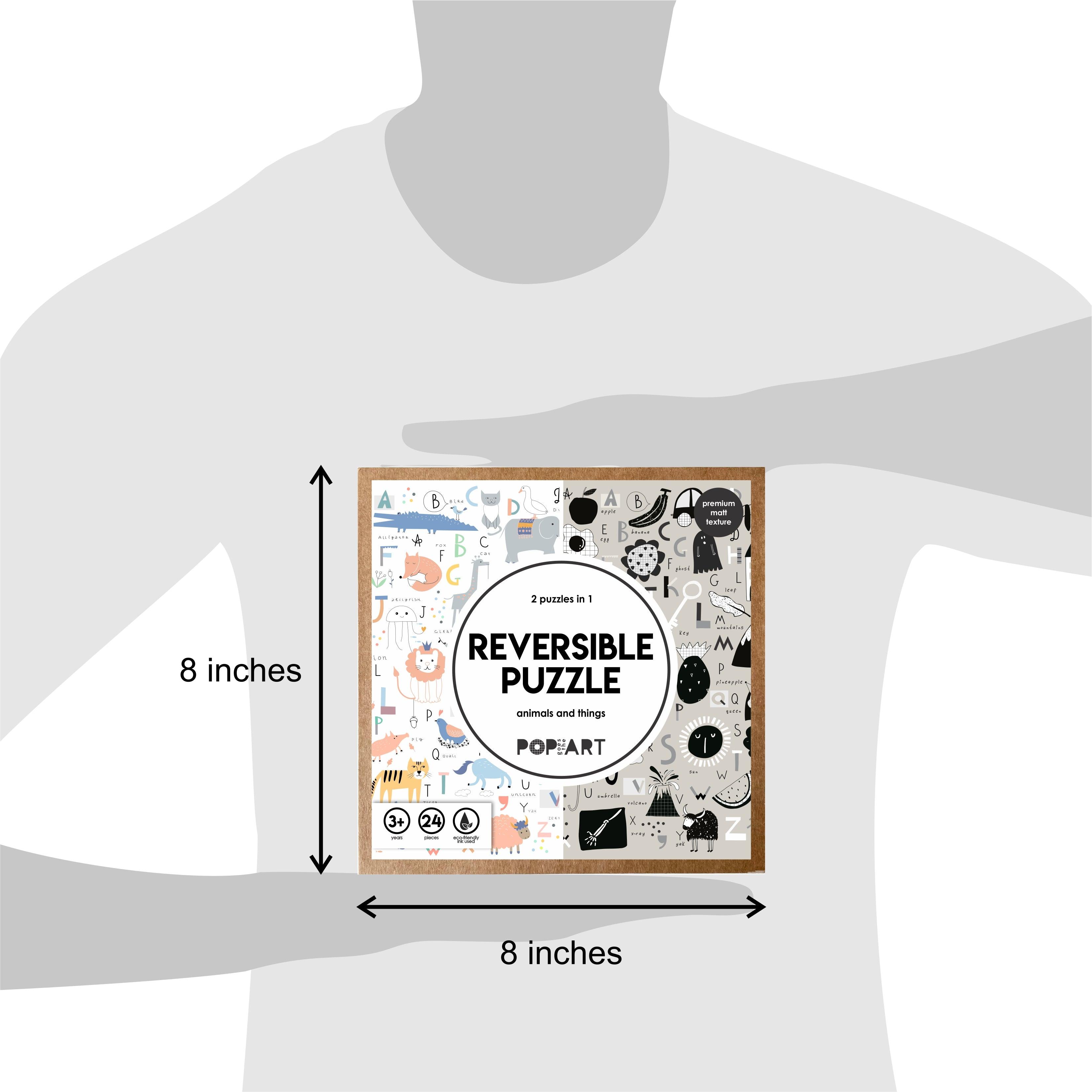 Reversible Puzzle Animals and Things - Totdot