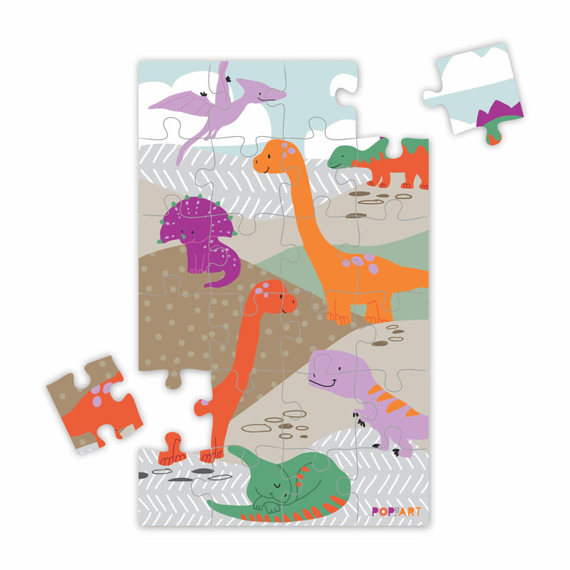 Reversible Puzzle Unicorns and Dinosaurs - Totdot