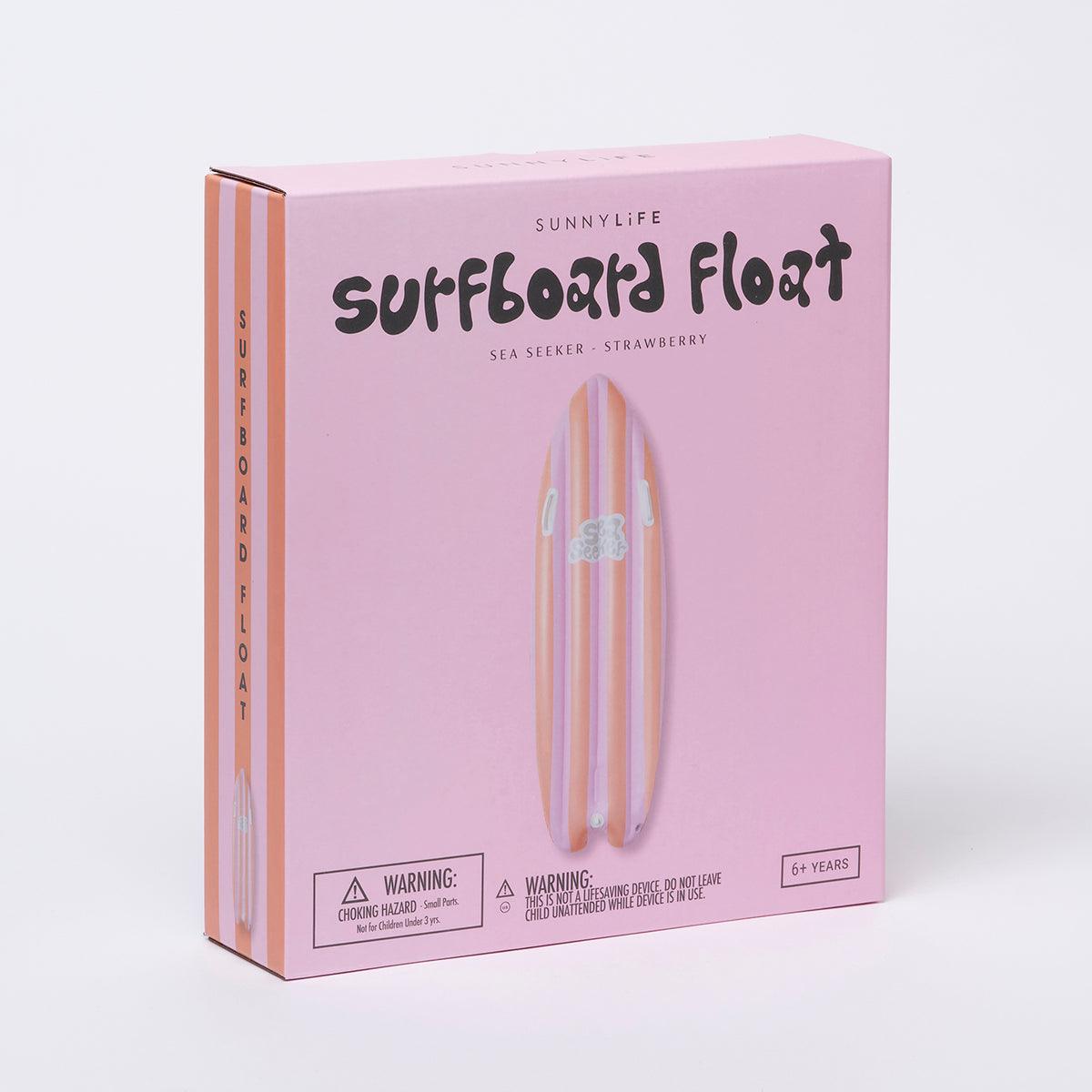 Ride With Me Surfboard Float Sea Seeker Strawberry - Totdot