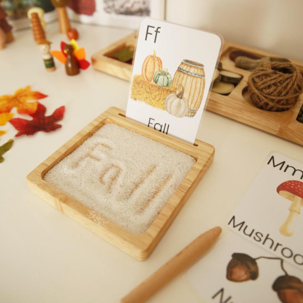 Sand Tracing TraySquare / Sensory Writing, One part tray Totdot