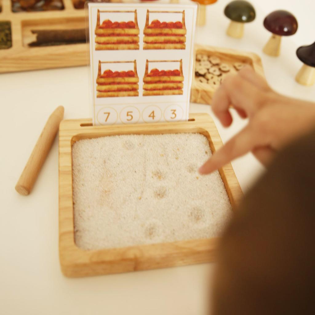 Sand Tracing Tray-Square / Sensory Writing, One part tray - Totdot