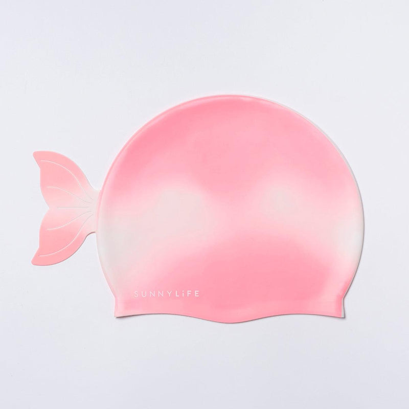 Shaped Swimming Cap Ocean Treasure Rose Ombre - Totdot