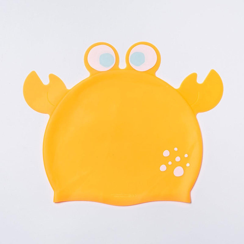 Shaped Swimming Cap Sonny the Sea Creature Neon Orange - Totdot
