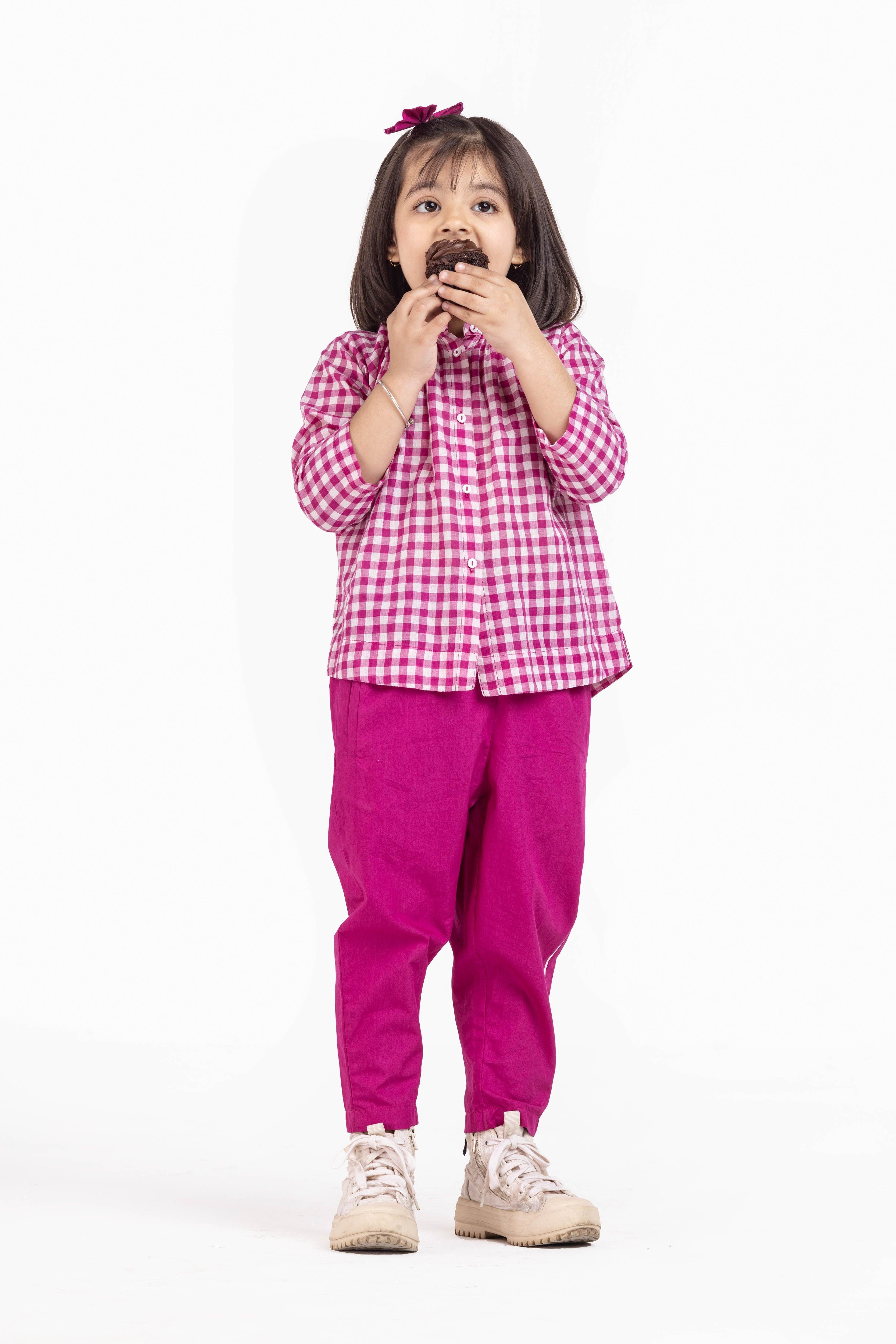 Side Stripe Pant Hot Pink - Totdot