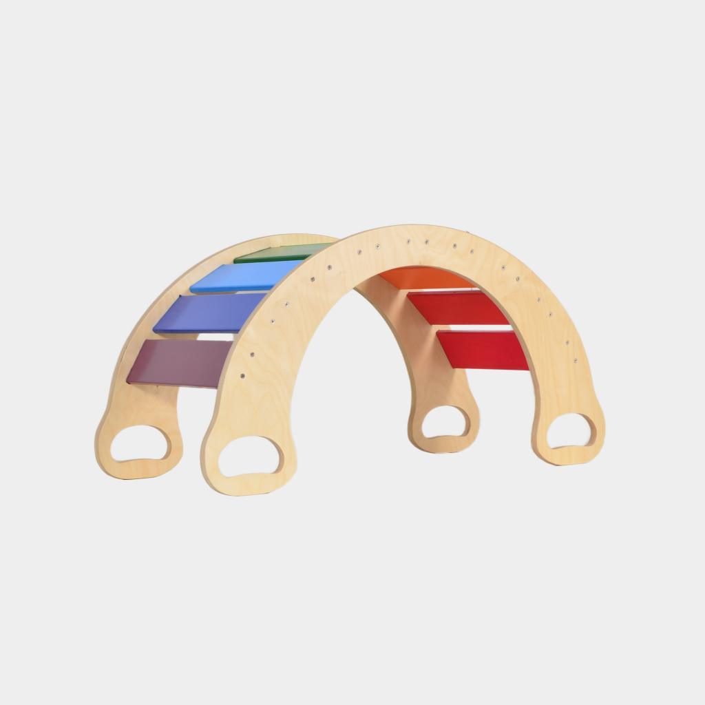 Small Rainbow Rocker Balance Board - Totdot