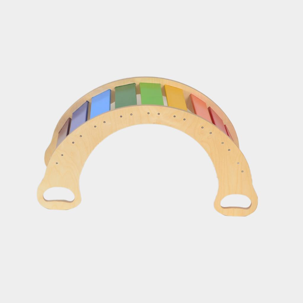 Small Rainbow Rocker Balance Board - Totdot