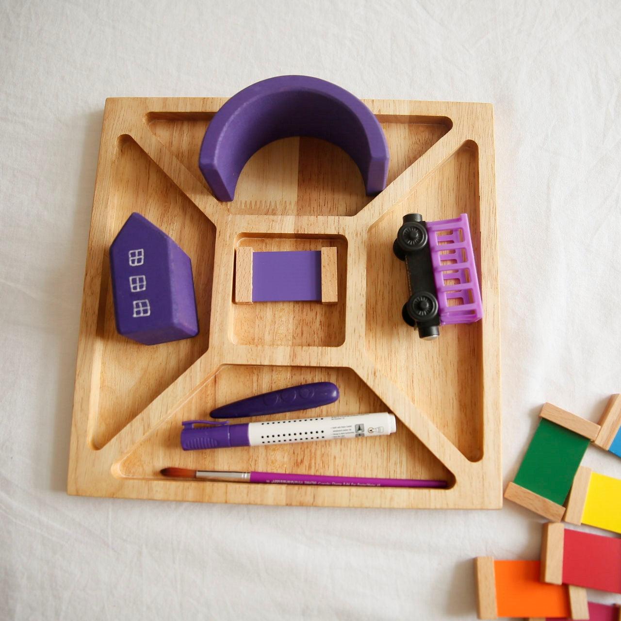 Square Loose Parts Tray - Totdot