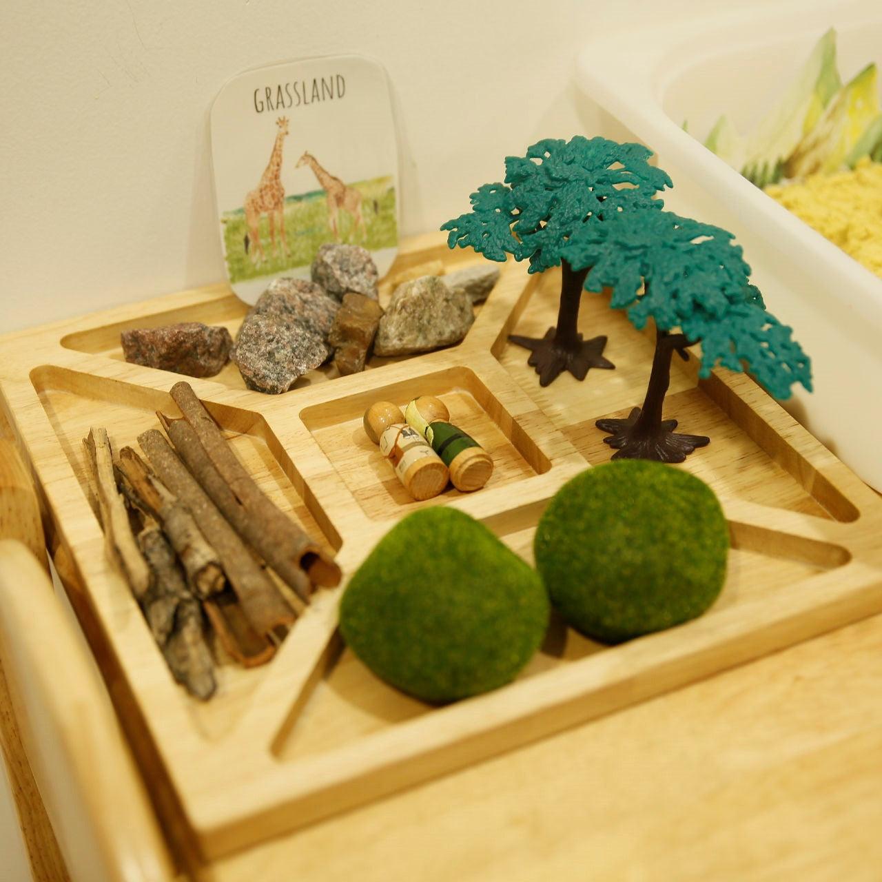 Square Loose Parts Tray - Totdot