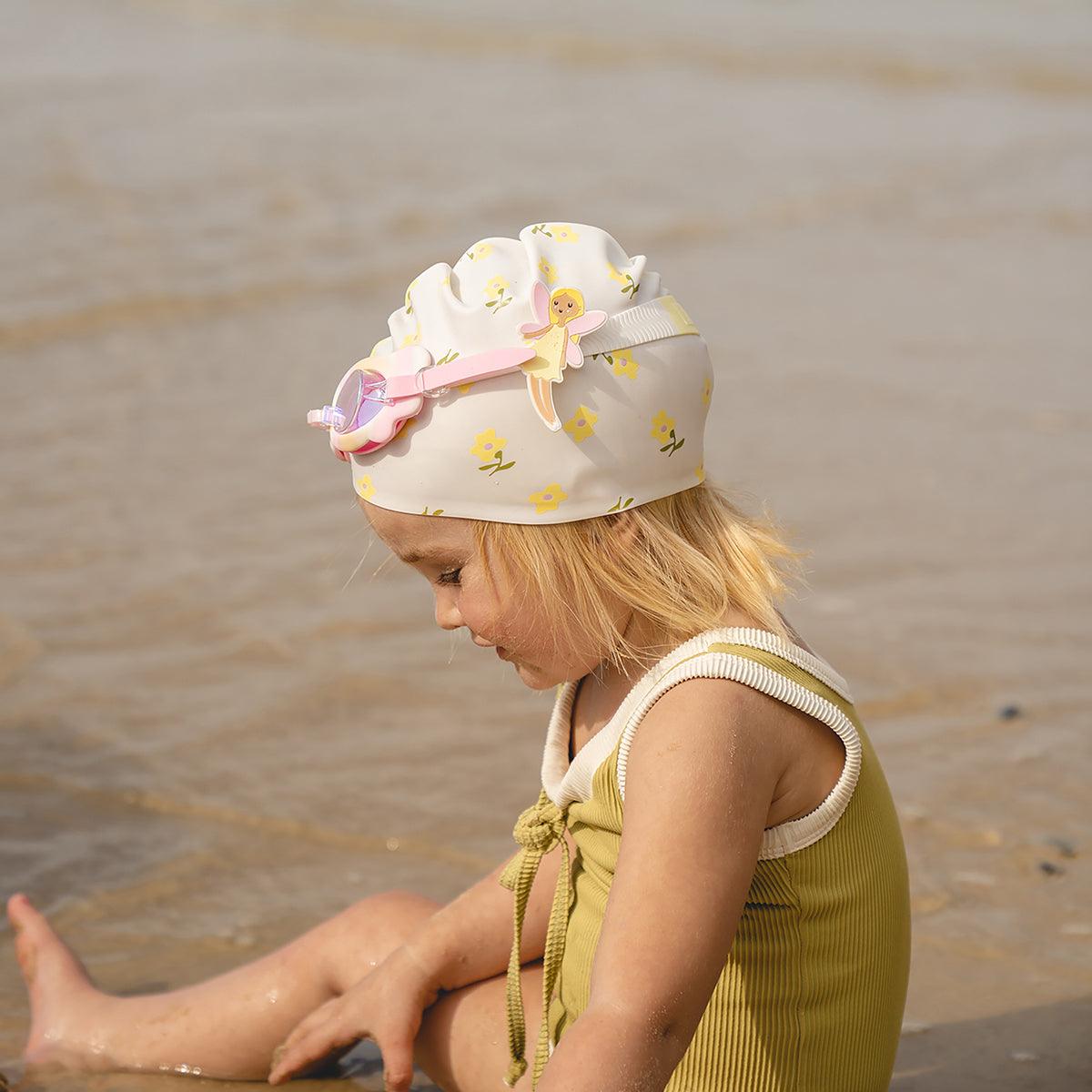 Swimming Cap Mima the Fairy Lemon Lilac - Totdot