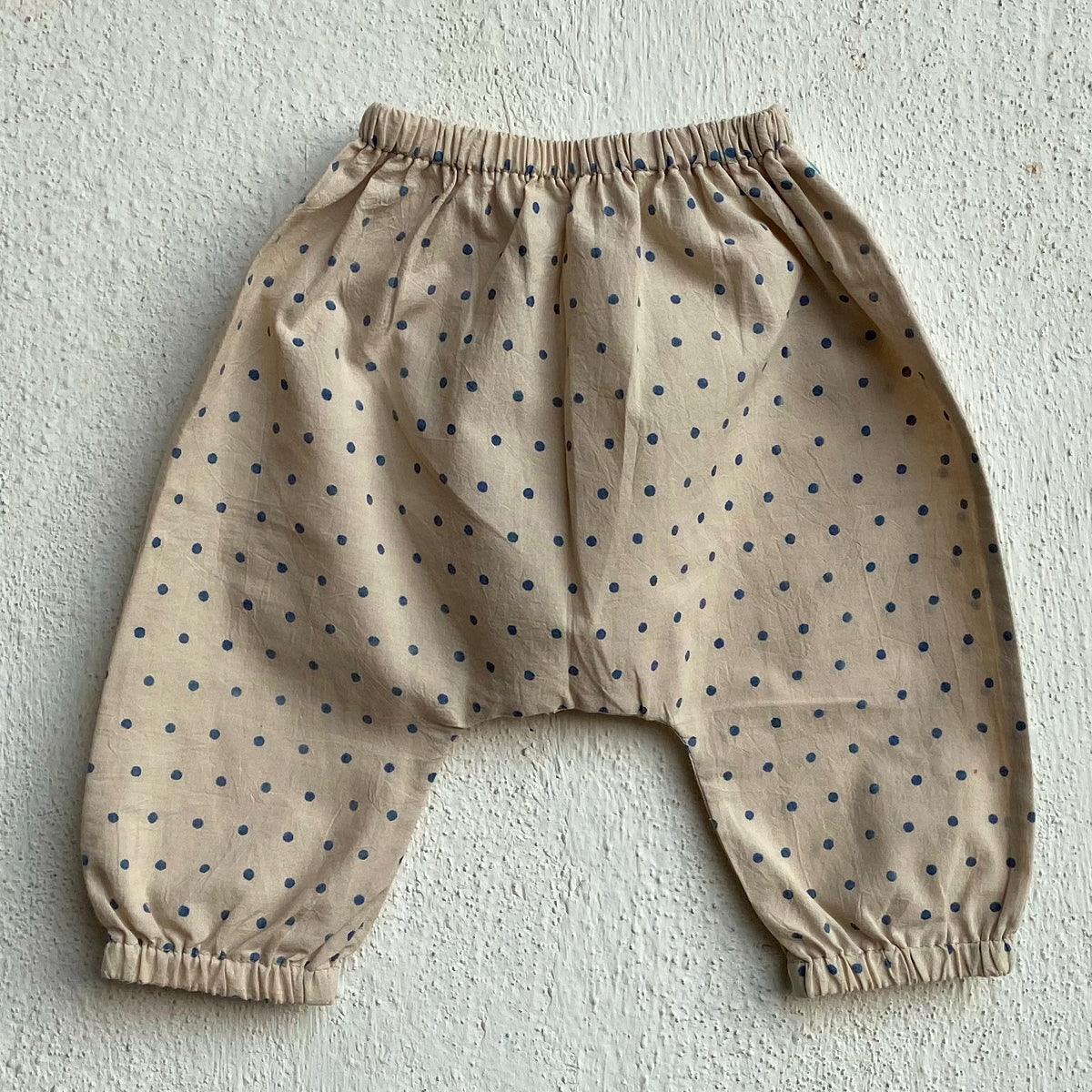 UNISEX ORGANIC ZOO JHABLA WITH INDIGO RAIDANA PANTS - Totdot