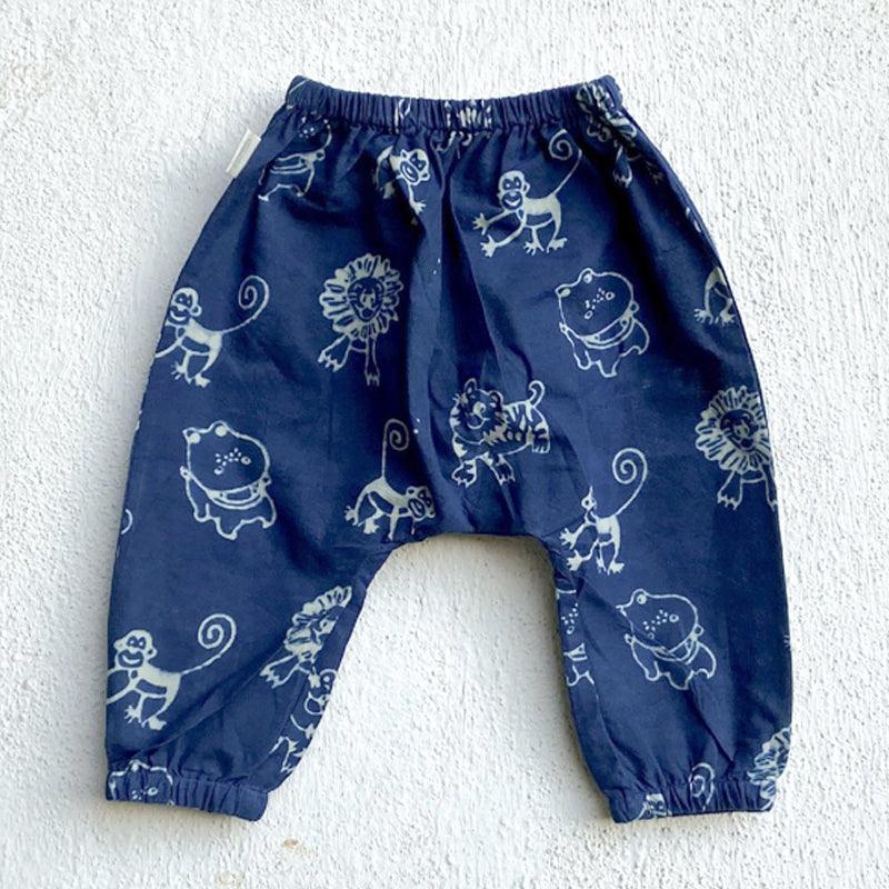 UNISEX ORGANIC ZOO MONKEY JHABLA WITH ZOO PANTS - Totdot