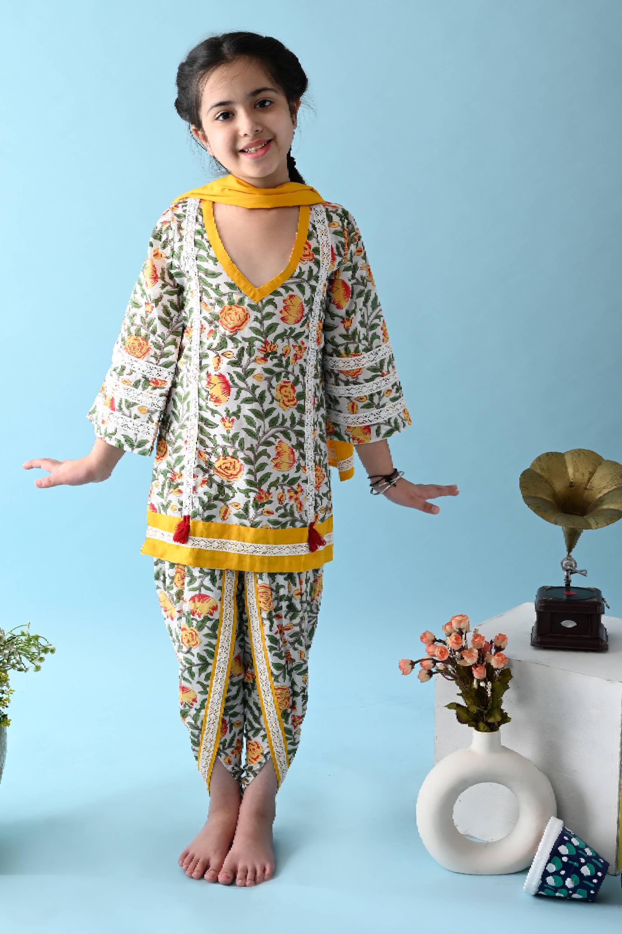 Uzma Dhoti Set - Totdot