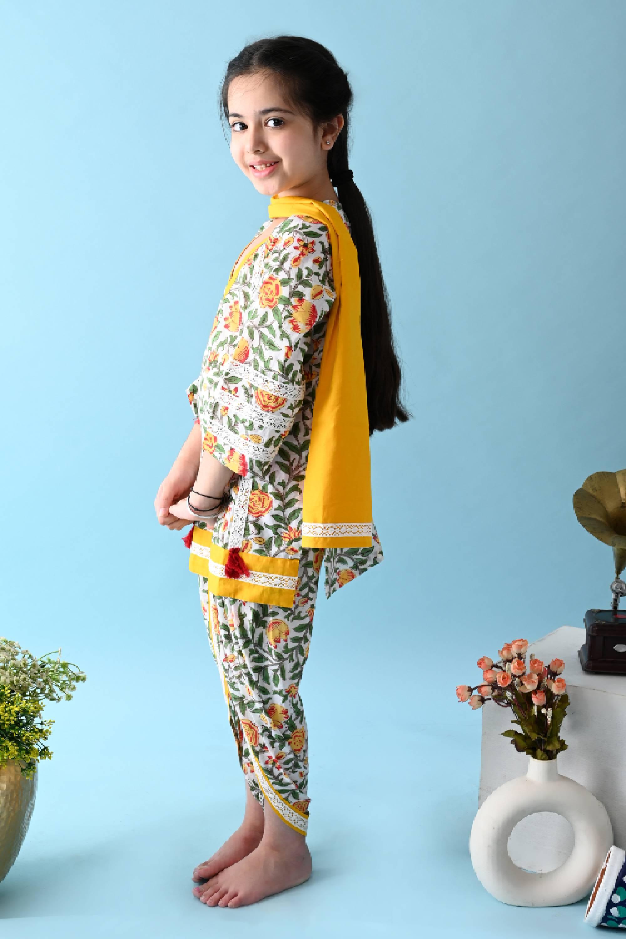 Uzma Dhoti Set - Totdot