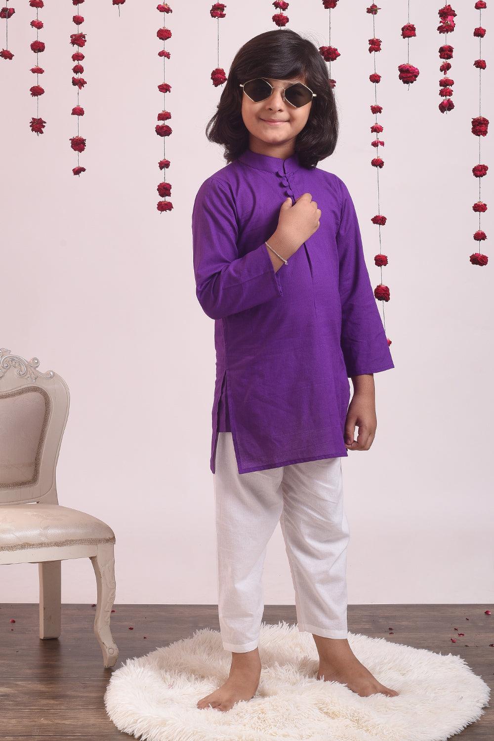 Violet Kurta Set - Totdot